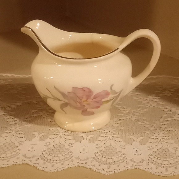 Vintage Universal Cambridge Iris Camwood Ivory- Sugar & Creamer Set - Picture 11 of 12